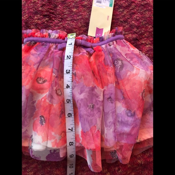 3 for $20/ Cherokee Pink Multicolored Tutu Skirt - Picture 4 of 4